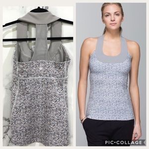 ☀️Lululemon Silver Spoon *luon Work Out Tank SZ4☀️